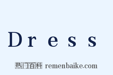 Dress是什么意思的图片